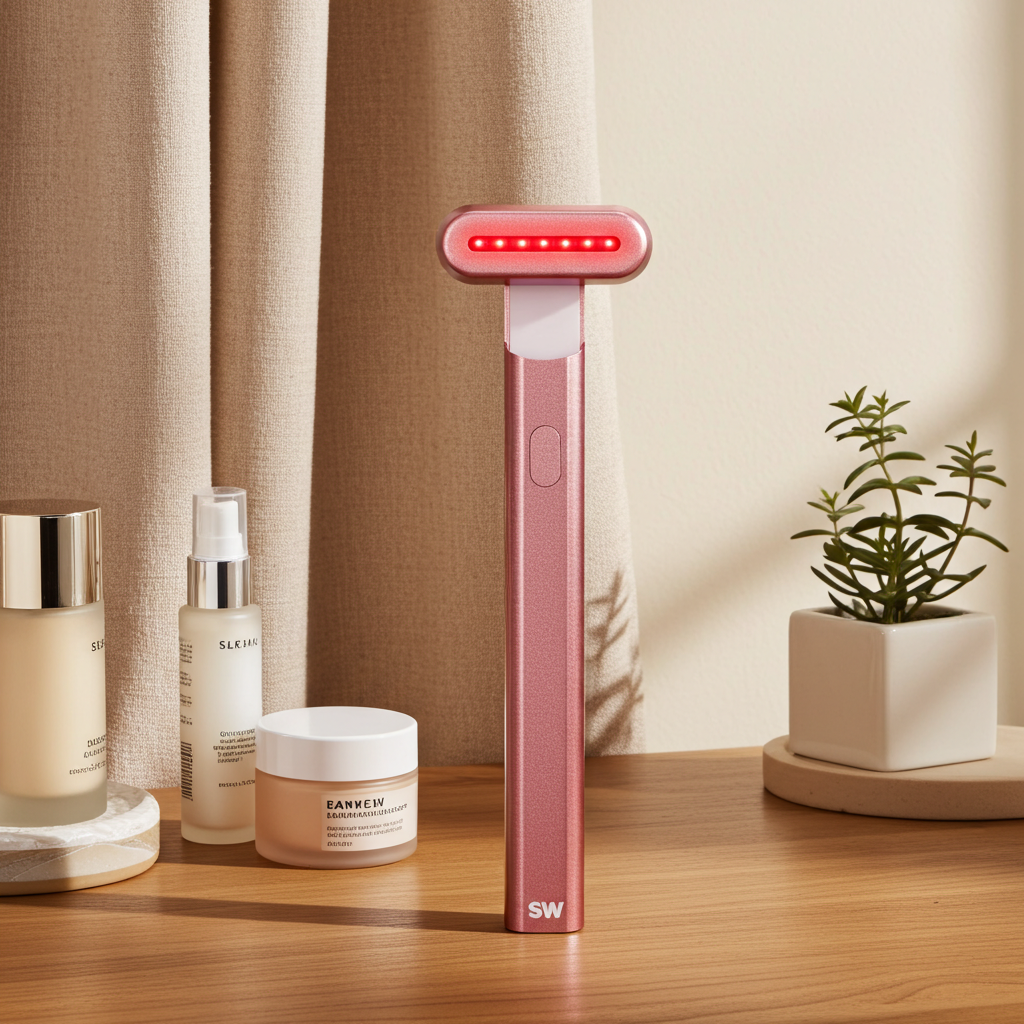 4-In-1 Radiant Renewal® Skincare Wand with Red Light Therapy
