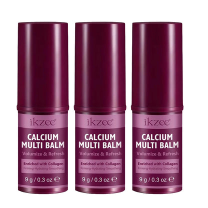 Calcium Volume Multi Balm Deep Hydration Face Skin Elasticity Enhanced Puffy Eyes Treatments anti Wrinkle Collagen Balm Stick 9G