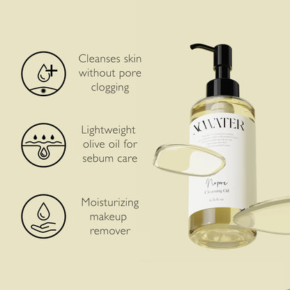 Makeup Cleansing Oil 6.76 Fl Oz Pore Blackheads Cleansing Olive Oil Tea Tree
