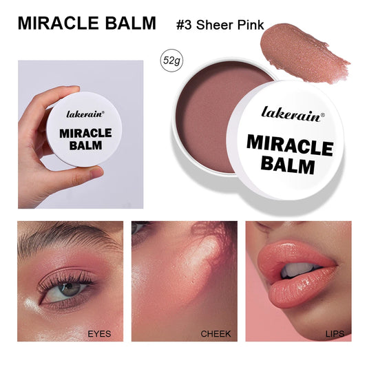Cream Blush for Cheeks Mulit Glow Balm Blush Balm Face Makeup Radiant Finish Hydrating Creamy Lightweight & Blendable Color Face