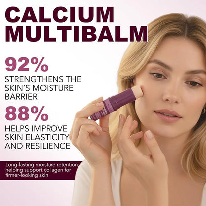 Calcium Volume Multi Balm Deep Hydration Face Skin Elasticity Enhanced Puffy Eyes Treatments anti Wrinkle Collagen Balm Stick 9G